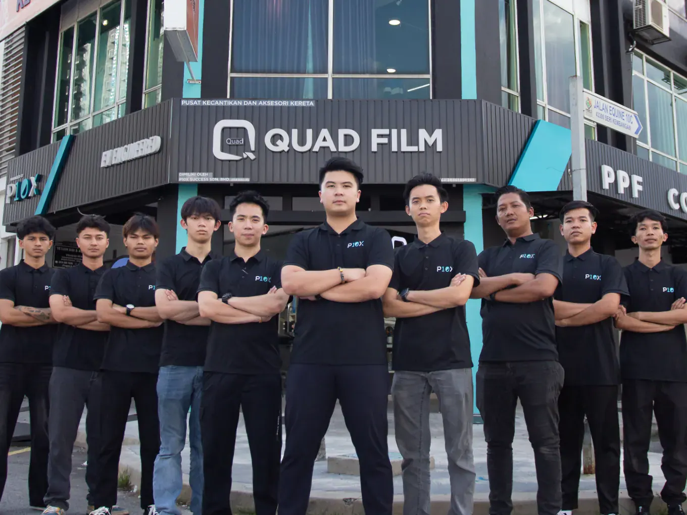 Juruteknik Quad Film di luar cawangan Equine Park